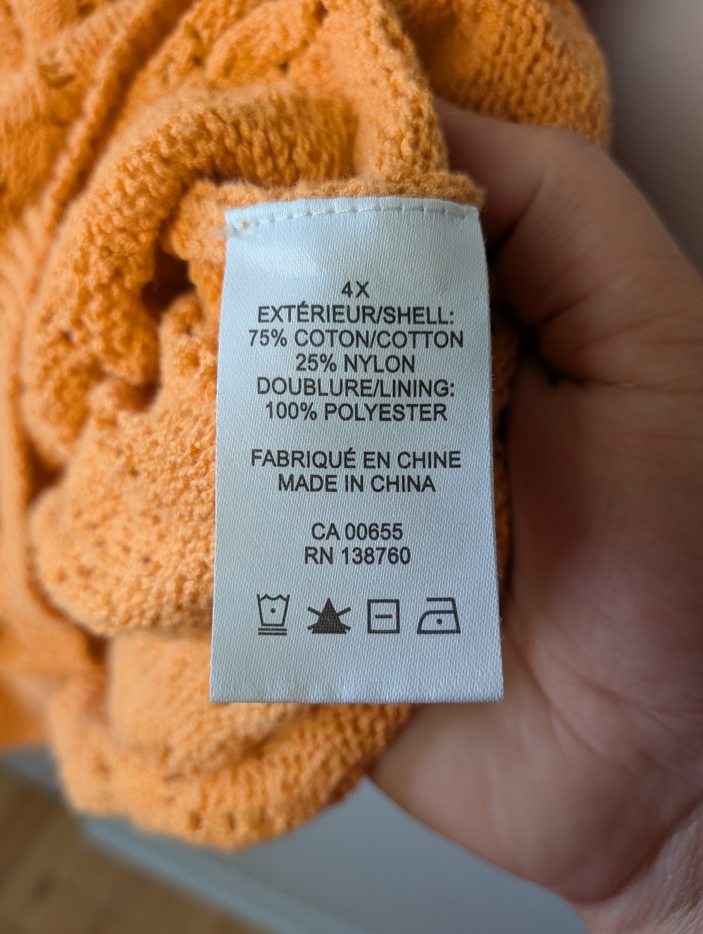 ADDITION ELLE Plus Size Crochet Midi Skirt Women Orange Size 4X Stretch Colorful - Picture 5 of 12